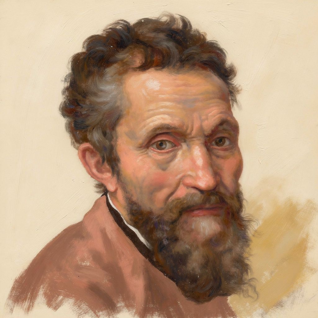 Portrait of Michelangelo, 1475 ~ 1564