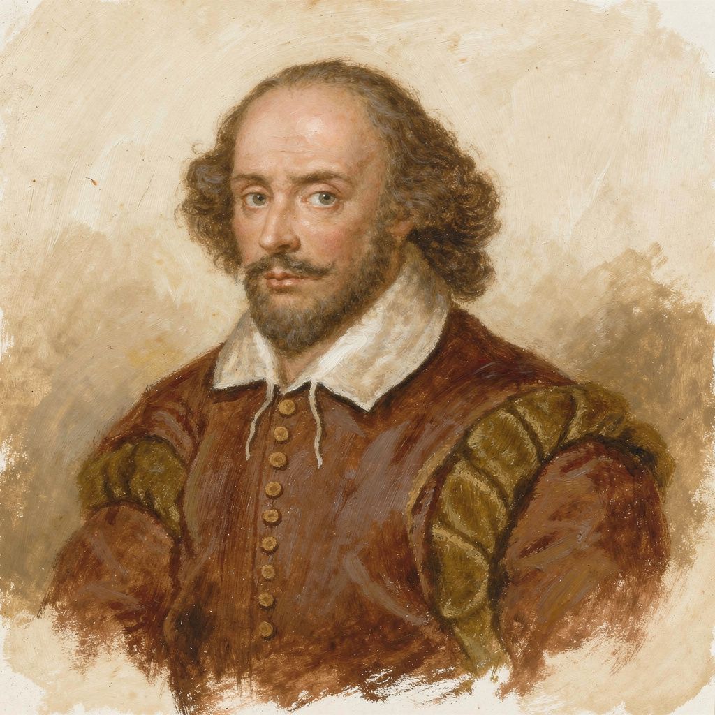 Portrait of William Shakespeare, 1564 ~ 1616