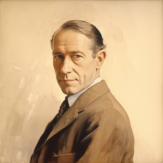 e.e. cummings — painted portrait